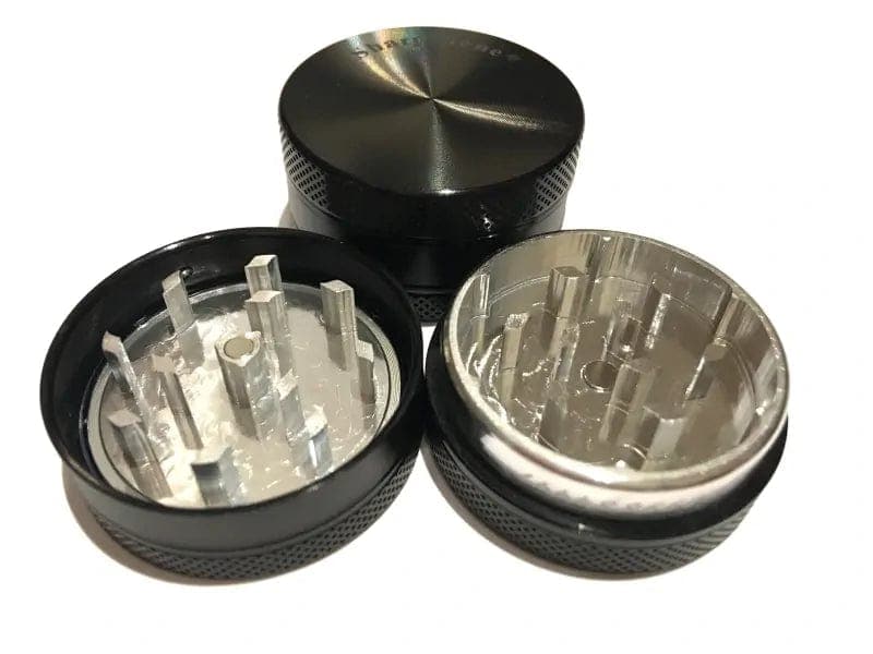 2 Piece / Black SharpStone Mini Weed Grinder - 1.5" Inches